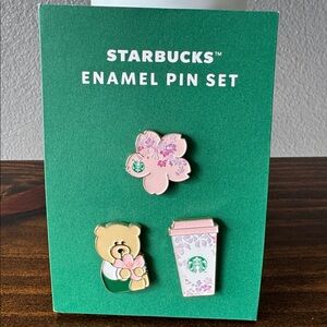 NEW Starbucks 🌸 Spring Cherry Blossm Pin Collection